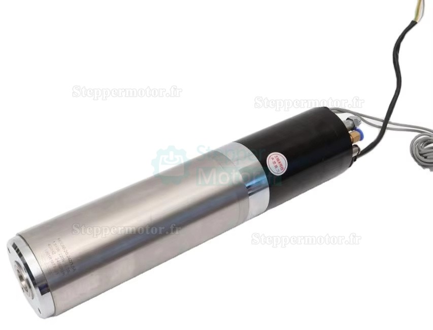 2,2K 220V/380V moteur de broche ATC (Changement d'outil automatique) refroidi par eau JGL80-20-24Z/2.2 0,88Nm 24,000 tr/min ISO20